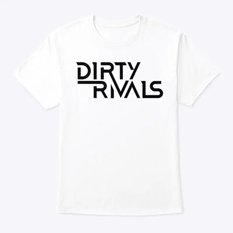 DIRTY RIVALS LOGO WHITE TEE